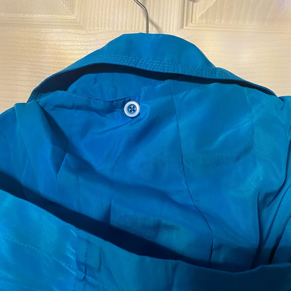 Relativity Women's Turquoise Blue Coat - Picture 10 of 11